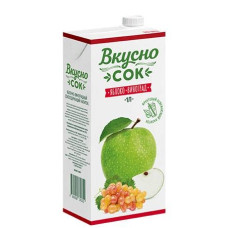 Напиток Вкусно Сок 1,0л яблочно-виноградный/12